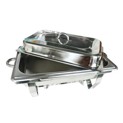 China Commercial Food Warmer Display Hotel Food Chafing Dish Buffet Food Warmer Serving Dish for sale