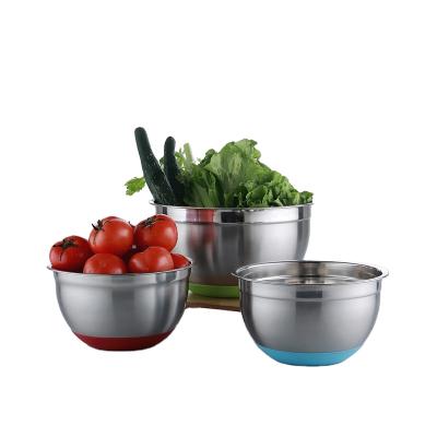 China Sustainable Crazy Selling Zhongte Amazon Stainless Steel Salad Bowl Set With Grater Mixing Bowl for sale