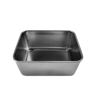 China Steamable Zhongte Factory Small Stainless Steel Handy Stack Able Food Container Box for sale