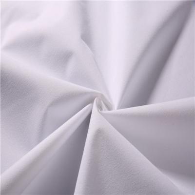 China Double Faced Factory Supply 100% Polyester Microfiber Raw Greige Fabric Plain Brushed White 90gsm Fabric For Digital Printing for sale