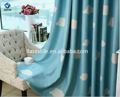 China High quality microfiber fanric fabric print waterproof polyester curtain scatter high quality product for home textile for sale