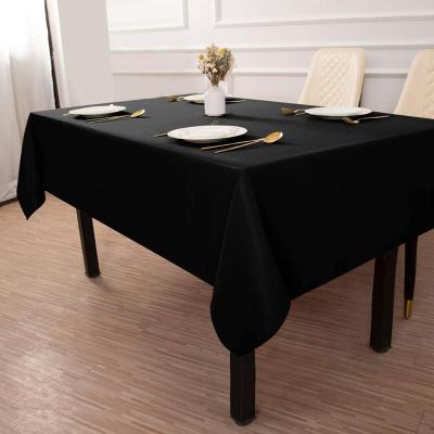 China Waterproof Customer Size Multi Color Table Clothes 100% Sheer Linen Tablecloth for sale