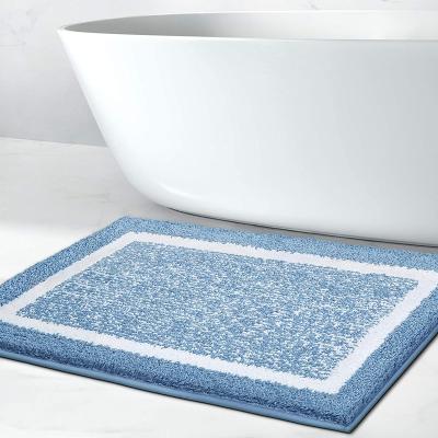 China Bath Mat Large Size Comfortable Soft Super Water Absorption Washable Easier To Dry For Bathroom Floor Cover for sale