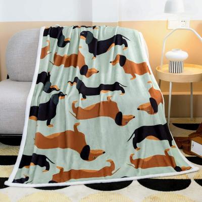 China 2020 AbcBed Super Soft Single Faux Rabbit Fur Anti Static Throw Blankets For Winter for sale