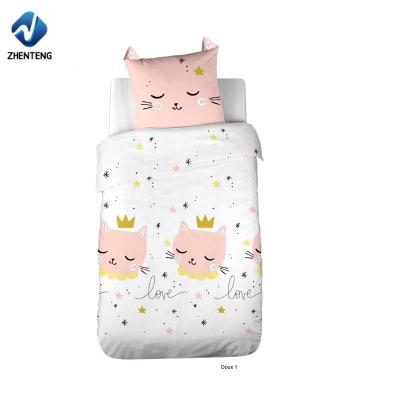 China 100% Polyester Kids Bedding American Comforter Set, Hot Selling Bed Sheets Style Bedding Set for sale