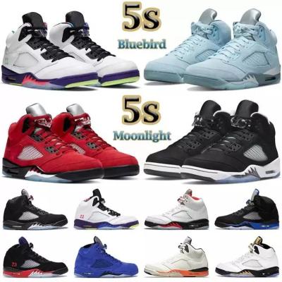 China 2022 Fashion Retro OG Trend High Quality AJ 5 6 Thunder UNC Mint Foam Red Basketball Shoes For Men for sale