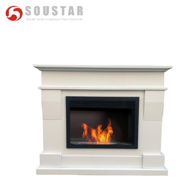 China Contemporary Decorative Bio Frame Ethanol Fireplace MDF Wood Fireplace for sale