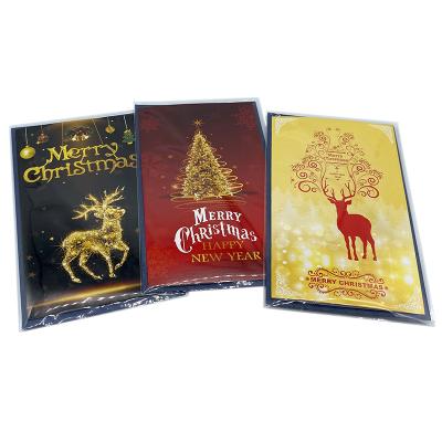 China Wholesale Custom Logo Paper Printing Retail Small Christmas Greeting Card Card Thanksgiving Gift Blessing Envelope Set Arto for sale