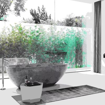 China Free Made in China Stone Artificial Stone Solid Free Standing Bathtub Model BW-1004 for sale