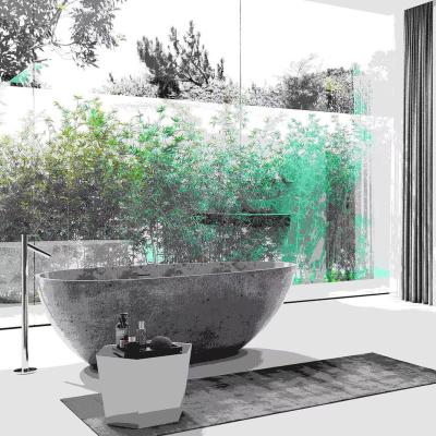 China Free Made in China Stone Artificial Stone Solid Free Standing Bathtub Model BW-1004 for sale