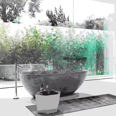 China Free Made in China Stone Artificial Stone Solid Free Standing Bathtub Model BW-1004 for sale