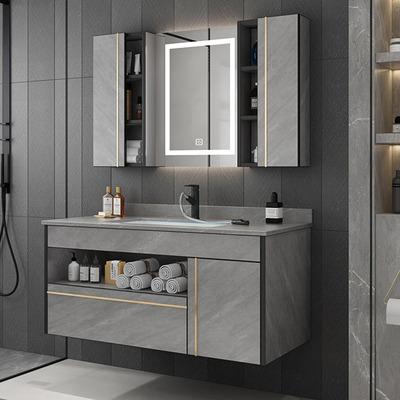 China Bathroom Slate Basin Sink Basin Sink Cabinet Bathroom Mirror Combination Cabinet Modern Smart Apartment Small Cabinet Ceramic Toilet Washbas for sale