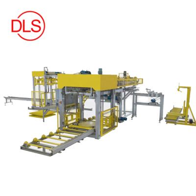 China HW-1200 Beverage Concrete Block Machine Cuber Palletizer Automatic Offline Palletizing System for sale