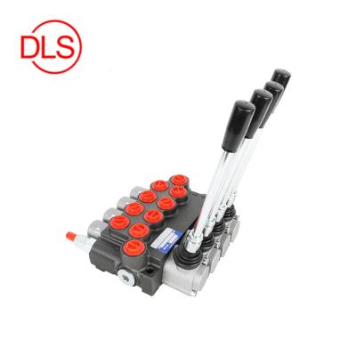 China Construction Machinery 4P40 Suction Open Manual Hydraulic Directional Control Valve for sale