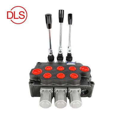 China Manual Operated Ryco Tractor Loader Valve P40 P80 P120 Directional Hydraulic Joystick Valve 2 Spool Valves for sale