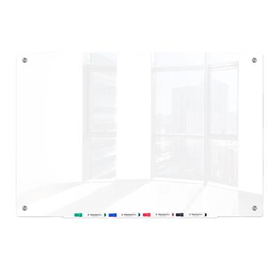 China Desktop Low Iron Reusable Pure Whiteboard Dry Erase Board Manufacturer Wholesale In Stock for sale