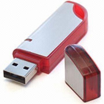 China Red Plastic & Aluminium Unique USB Flash Drive With Data Loading Service for sale