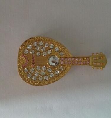 China Beautiful Wedding Gift Violin Shape Jewelry USB Flash Drive  8GB 16GB 32GB for sale