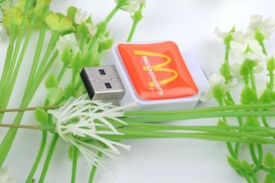 China Small High Speed 8GB USB Memory Stick of Expoxy Doming Logo for sale