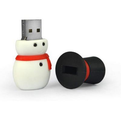 China OEM Brand Snow Man Rubber USB Device Driver 2GB As Company Gift for sale