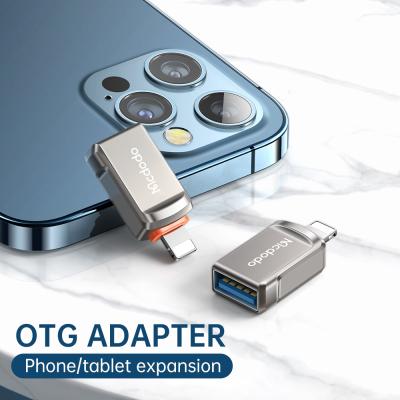 China Connect With Running U Disk Smoothly USB 3.0 To Iphone Lighting OTG Power Adapters 5Gbps Mouse U Disk Finger Use USB Adapter For IOS Mobiles for sale