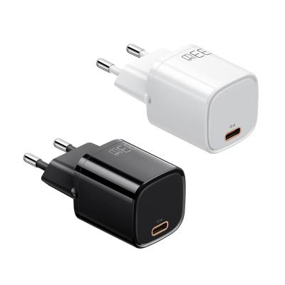 China Super Fast Fast Charging Round Single Left Pin Travel Charger Adapter 25W 20W 33W Eu Wall Cell Phone 33W 20 Watt Type-C Usb C Charger for sale