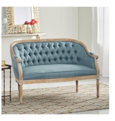 China High Style Modern Antique Scandinavian Design Classic Tufted Sofa Loveseat Back Upholstery for sale