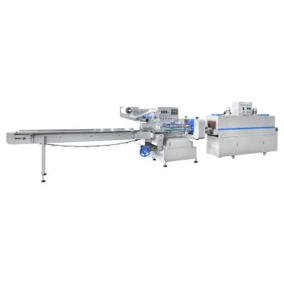 China High Efficient Chinese Food Hot Air Circulation Food Shrink Wrap Packaging Machine for sale