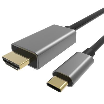 China COMPUTER Cable Adapter 6ft 4k USB Type FondAV USB C to HDMI C to HDMI Cable Thunderbolt 3 Compatible with Laptop for sale