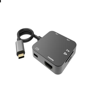 China Behpex Portable Low Price USB C Portable Shell Adapter Laptop Aluminum Hub for sale