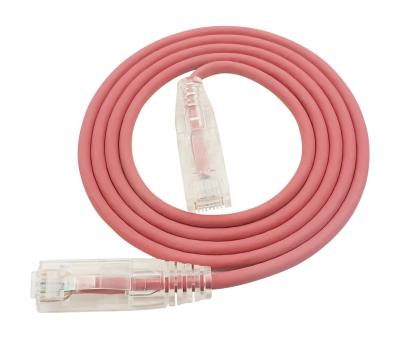 China Computer Slim Cable Cat6a RJ45 Behpex UTP Machine Patch Cord Thin Crimp Cable for sale