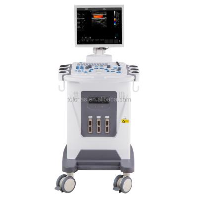 China Plastic Trolley LHAF3 Cheap Color Doppler Ultrasound Machine / Echo Machine Color Doppler Ultrasound /Ultrasonography Machine for sale