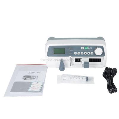 China 12 Brands For LH602V Human/Veterinary Medical Electric Gasoline Price Cheap Syringe Pump Single Channel Infusion Syringe User Defined for sale