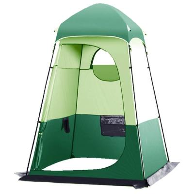 China Extended Type High Quality Materials Three Dimensional Two Color Splicing Disassembly Single Assembly Outdoor Waterproof Tent for sale