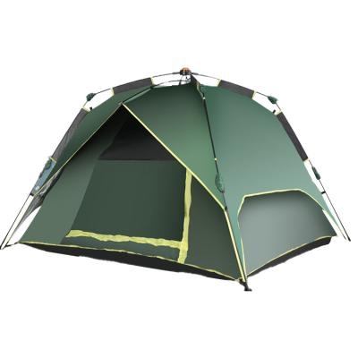 China Extended Type Mobile Hot Sale Camping 3-5 One Piece Tent Automatic Outdoor Rain And Dew Camp Equipment for sale