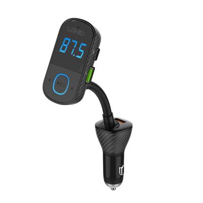 China Quick QC 3.0 Charger LDNIO C705Q Car Charger With 3USB Ports 43W Car Charger Adapter With LED Display QC3.0 PD Charger for sale