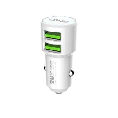 China New LDNIO C309 Wholesale Price China-chic USB Car Charger Adapter Dual USB Ports Fast Car Charging Charger for sale