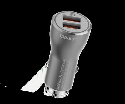 China LDNIO C407Q Splendid 3.0 Pad 36W 2 USB Port Car Charger Multiple Fast Charging Powerful Car Charger for sale