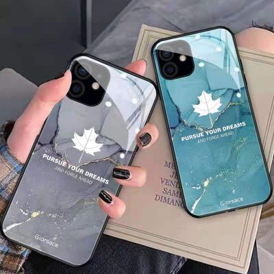 China Luxury Glass Cover For iPhone Series Case Luxury Tempered Glass Marble Case For iPhone 13 12 8 7 6 Pro Se 11 XSmax Max X 6 Plus Colorful Painted Protective Phone Cover for sale