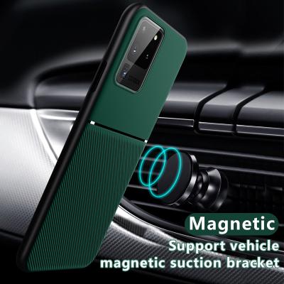 China Luxury Magnetic Shockproof Silicone Phone Case For Samsung Galaxy Note 10 S20 S10 E S9 S8 9 8 plus 10 50 A Slim Leather Cover Coque for sale