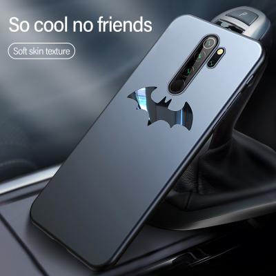 China Slim Dirt-resistant Metal Bat Phone Case For Xiaomi Redmi Note 10 9 8 7 MI 10 9 T 8 Pro SE Lite Luxury Matte PC Protective Magnetic Cover for sale