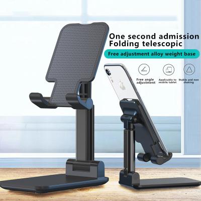 China Adjustable Luxury Telescopic Smart Tablet Stand Adjustable Folding Phone Stand For iPhone Samsung Xiaomi Oneplus Desk Stand for sale