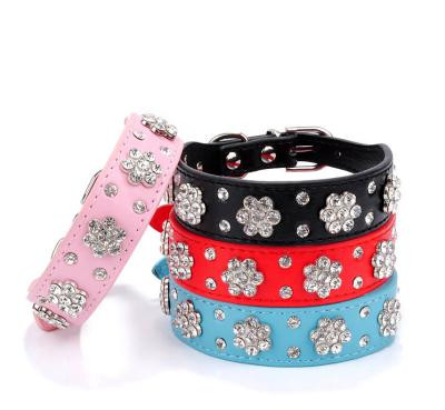 China Plum Stone Viable Dog Collar for sale