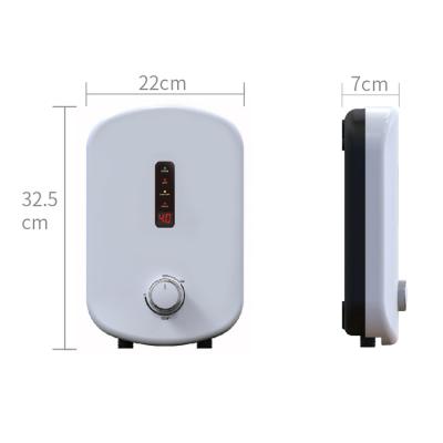 China Smart Button Control Temperature Control Instant Electric Water Shower Water Heater Simple Operation for sale