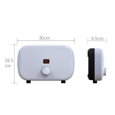 China LED Digital Display Whole House Tankless Water Heater Fast Heating Temperature Adjustable Factory Price for sale