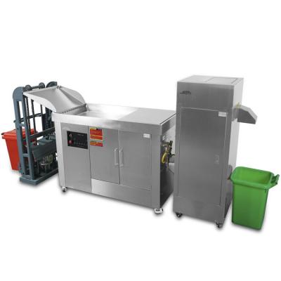 China Automatic-Reverse Grind System Commercial Food Waste Disposal Food Waste Shredder Kitchen Waste Processor for sale