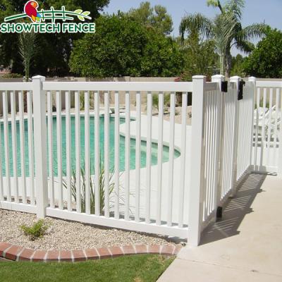 China Easily Assembled 4ft Vinyl Fence Panels, White PVC Fence Garden Decorative for sale