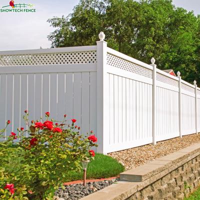 China Easily Assembled Plastic Fences PVC, PVC Fencing Garden Panel, Cheap PVC Fences for sale