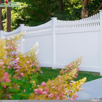 China Easily Assembled Wall Fence PVC, Rigid PVC Fence Panel, PVC Fence Panel Sets for sale