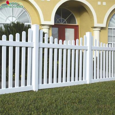 China Easily Assembled Picket Fence PVC, Cheap Price M2, Fance Garden Fence PVC Fence PVC for sale